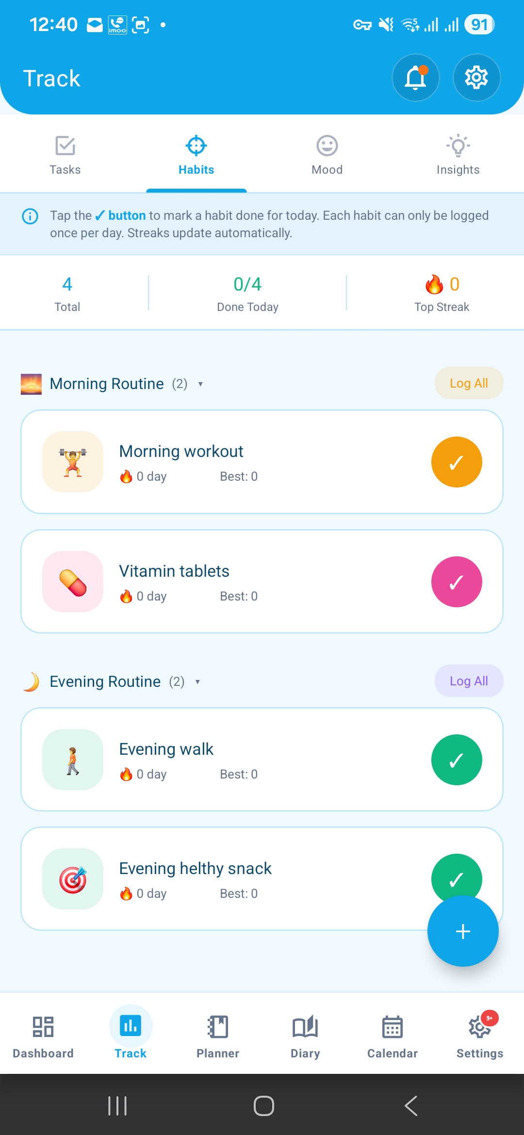 Habit Tracking